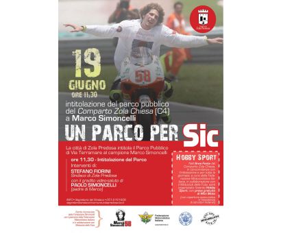 INTITOLAZIONE PARCO MARCO SIMONCELLI INTITOLAZIONE PARCO MARCO SIMONCELLI