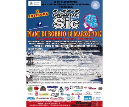 Un gigante x il Sic - V edizione Un gigante x il Sic - V edizione