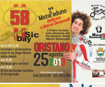 Oristano - 2° Motoraduno dedicato a Marco Simoncelli Oristano - 2° Motoraduno dedicato a Marco Simoncelli