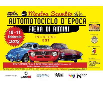MOSTRA SCAMBIO RIMINI 10/11 Febbraio MOSTRA SCAMBIO RIMINI 10/11 Febbraio