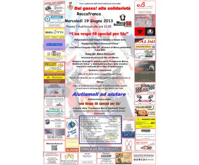 Una vespa 58 special per Sic Una vespa 58 special per Sic